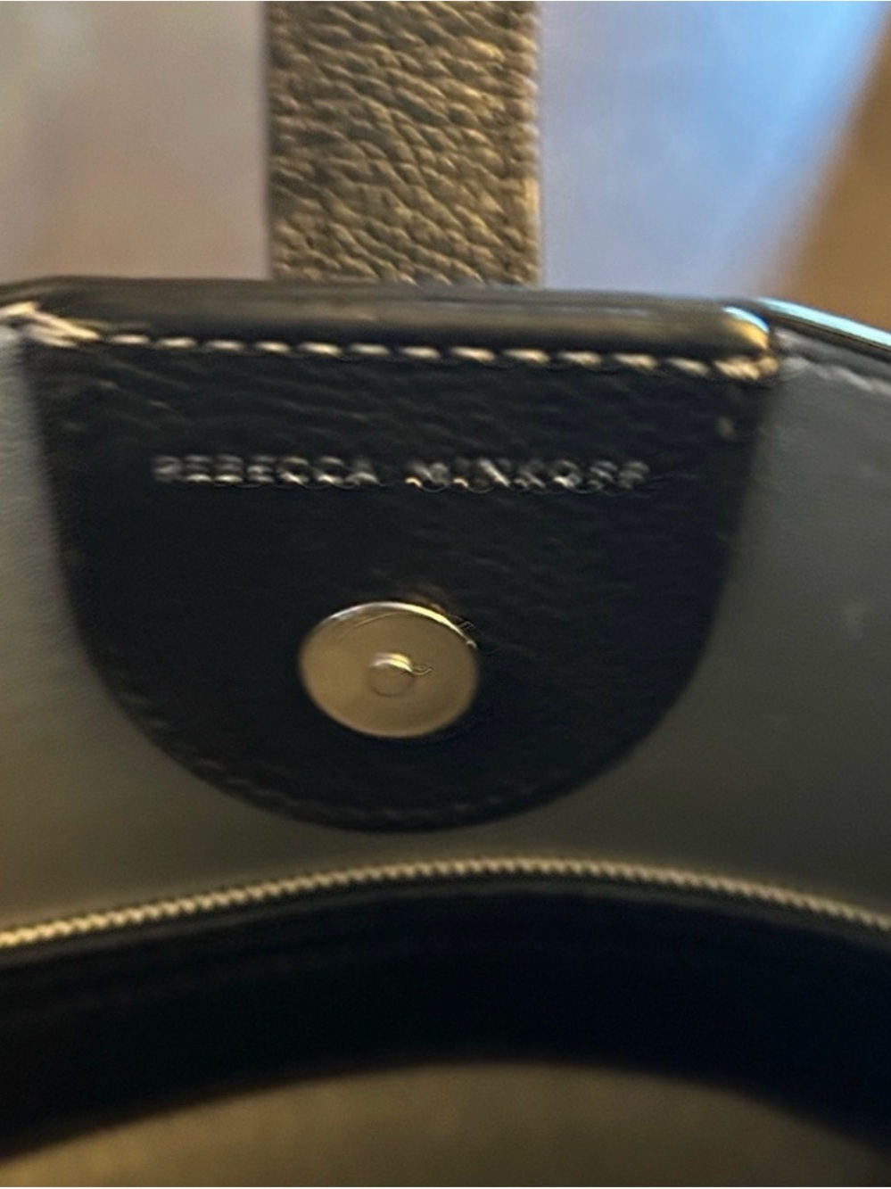 Rebecca Minkoff Black Leather Megan Shoulder Bag - Picture 6 of 11